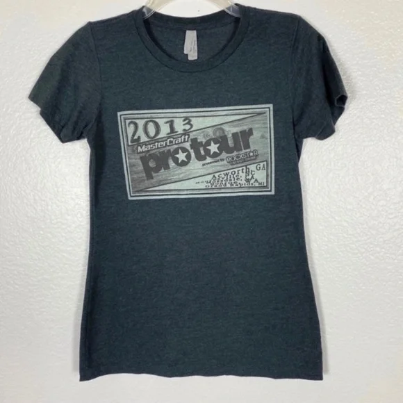 Next Level Graphic Tee Shirt Short Sleeves Gray Size M - Picture 5 of 5